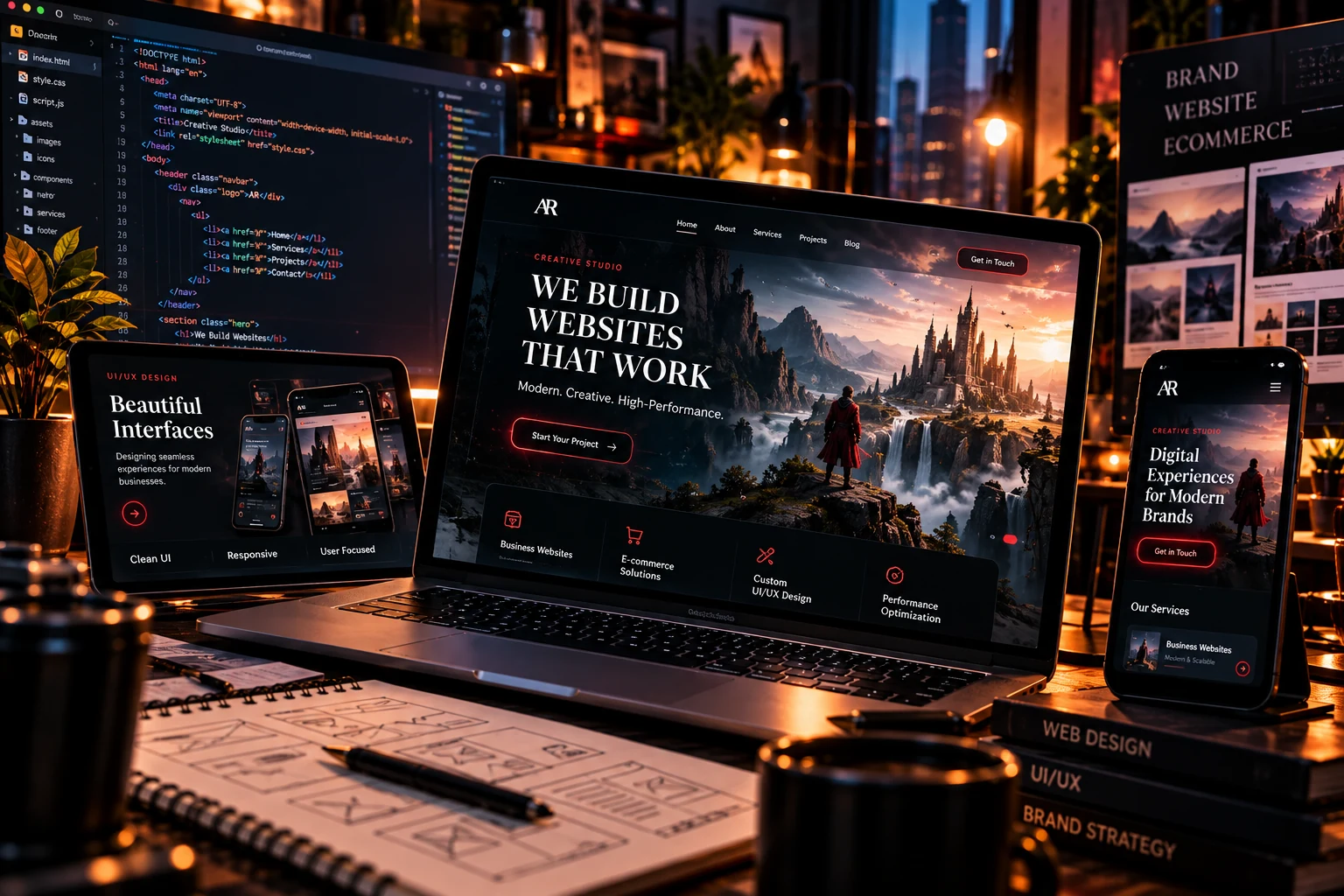 Website Design and Multi-Device Development