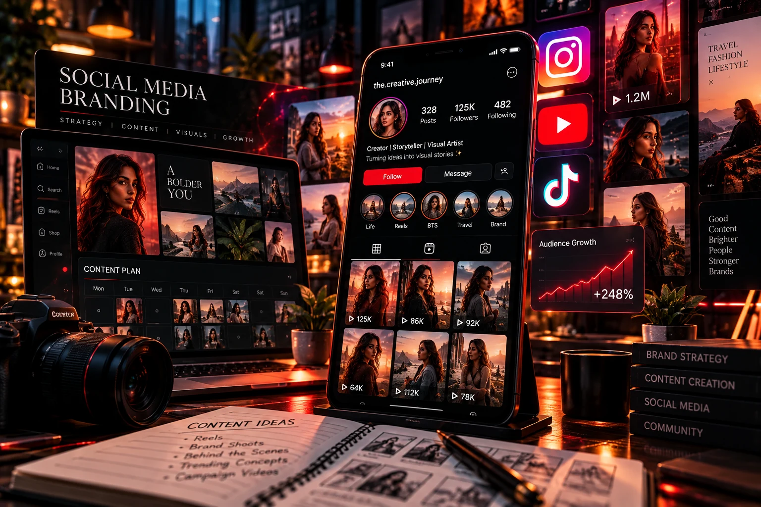 Social Media Branding and Aesthetic Content