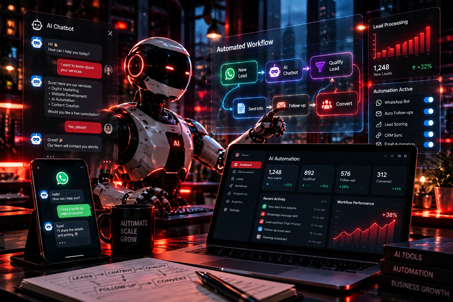 AI Automation Workflows and Intelligent Bots
