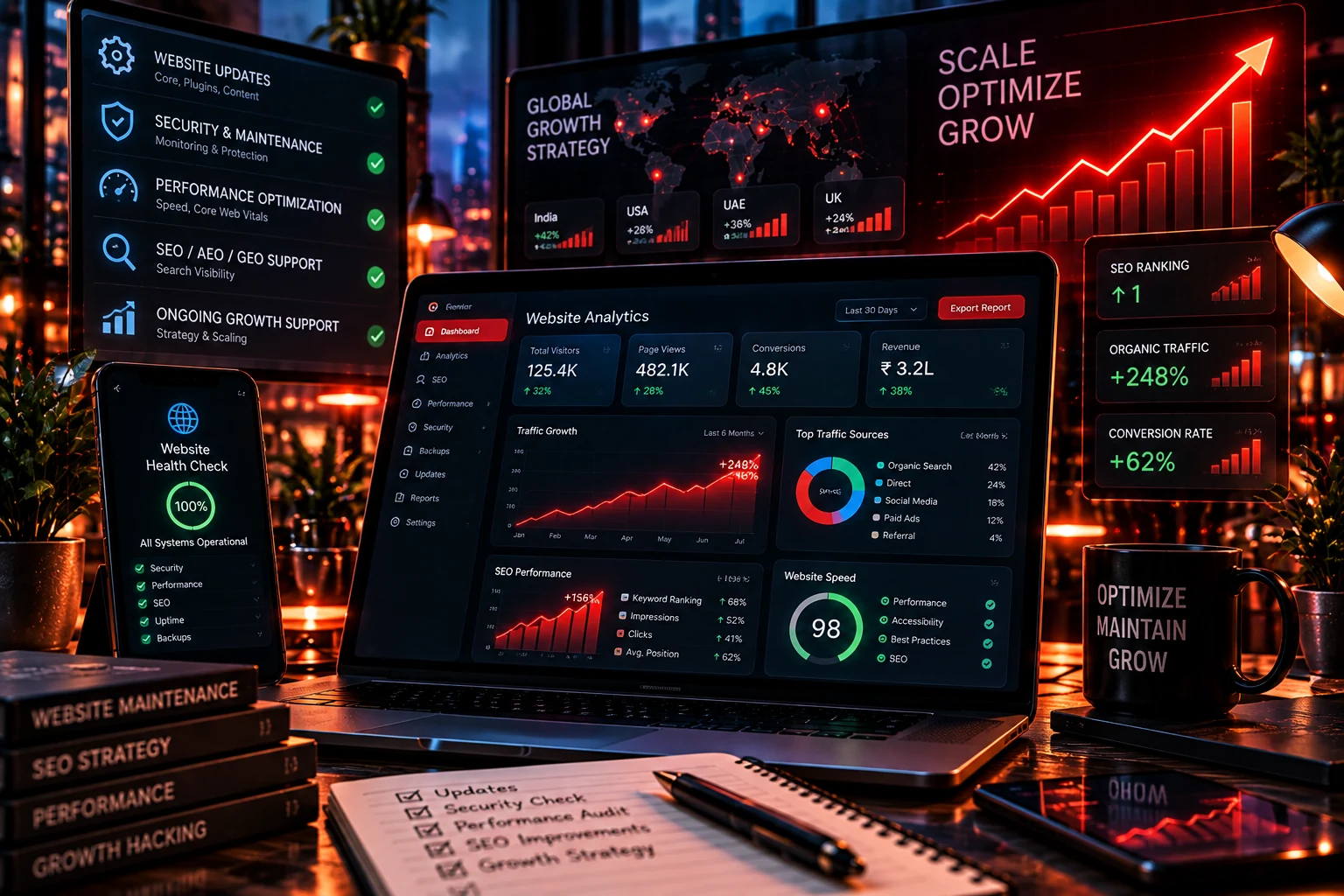 Website Maintenance and Continuous Growth Support